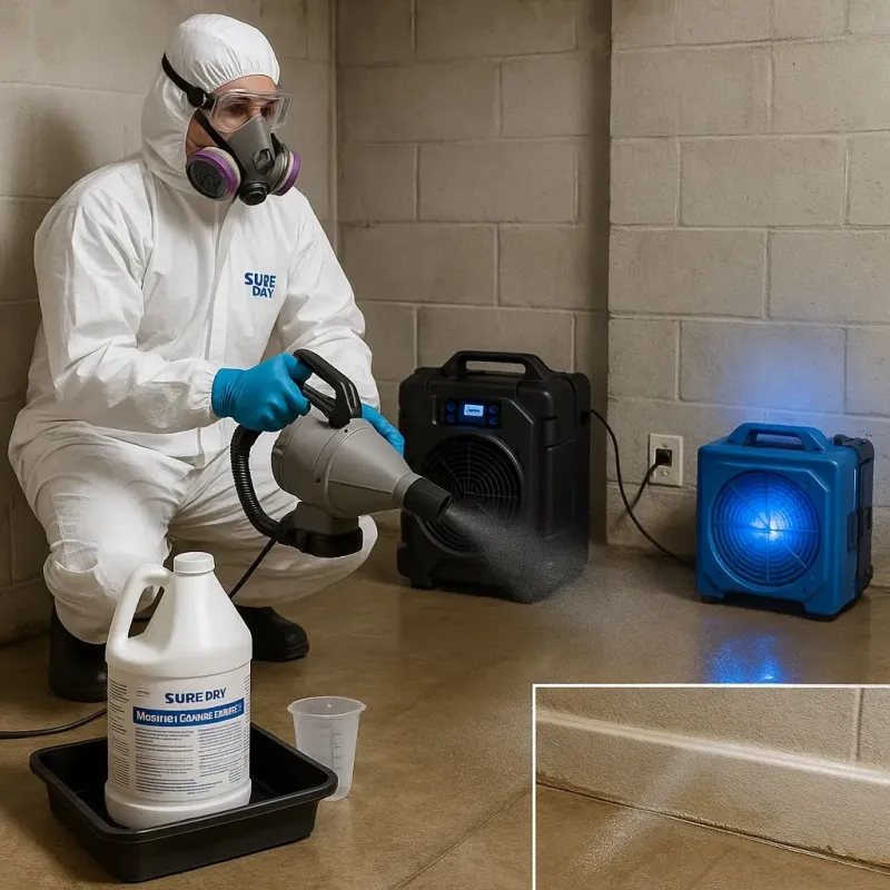 Sanitization and Odor Removal process in Malakoff, TX