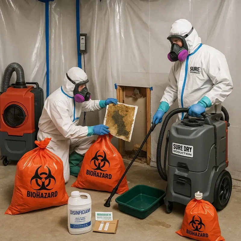 Contaminated Water Handling Protocols process in Malakoff, TX